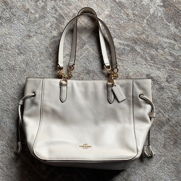 Coach Handbags - Ivory Coach Handbag